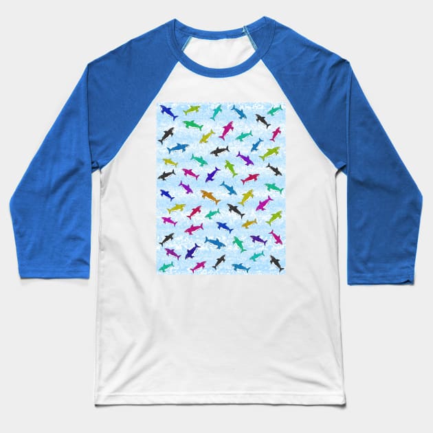 SHARK Attack Baseball T-Shirt by SartorisArt1